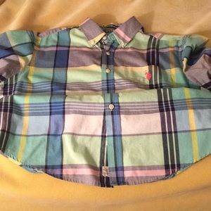 Pastel plaid Button Down